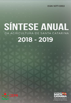 Síntese Anual da Agricultura de Santa Catarina – 2018-2019