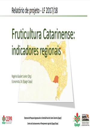Relatório sobre a Fruticultura Catarinense – 2017/18