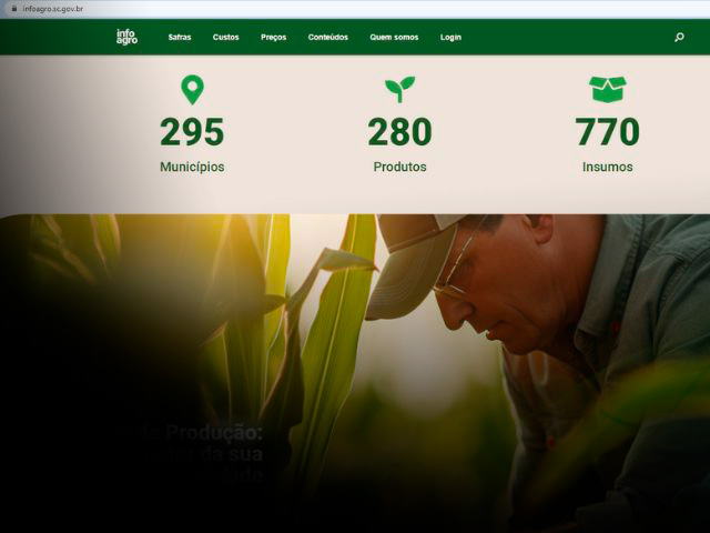 Novo Infoagro: Epagri inova na divulgação de informações sobre safras e preços agrícolas